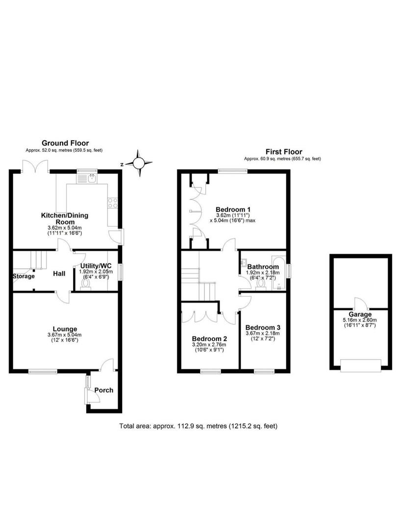 Floorplans For Sheerwater Close Padgate