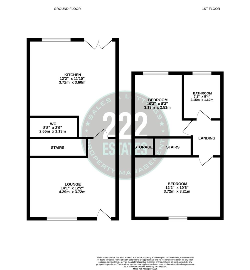 Floorplans For Gilbert Drive, Warrington