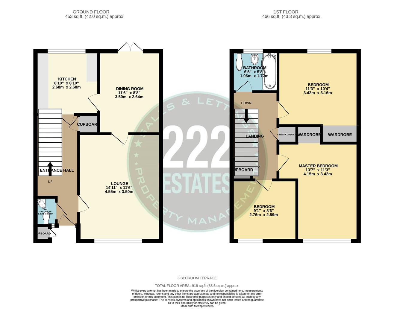 Floorplans For Oxmead Close, Padgate, Warrington