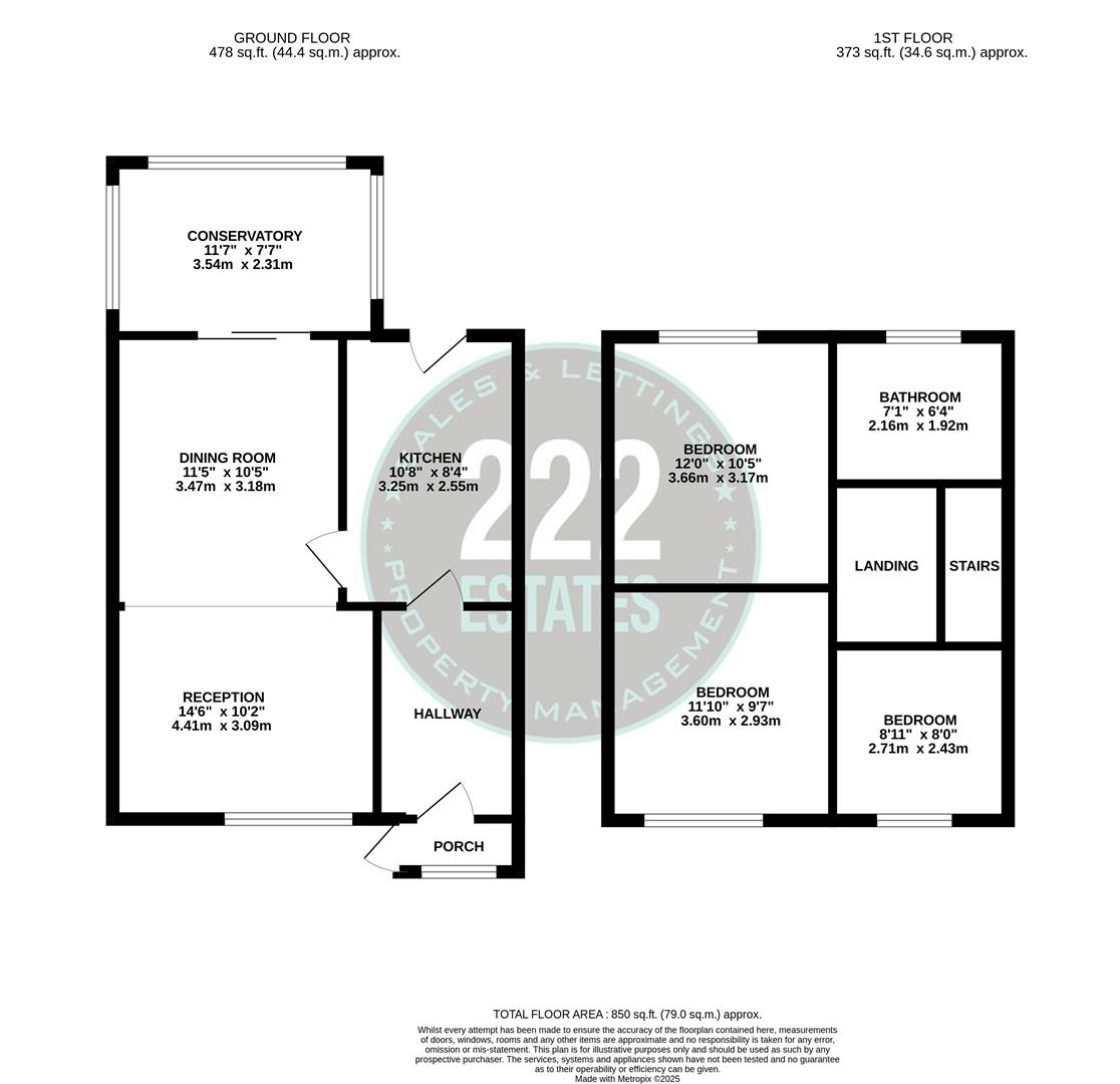 Floorplans For Achilles Avenue, Warrington