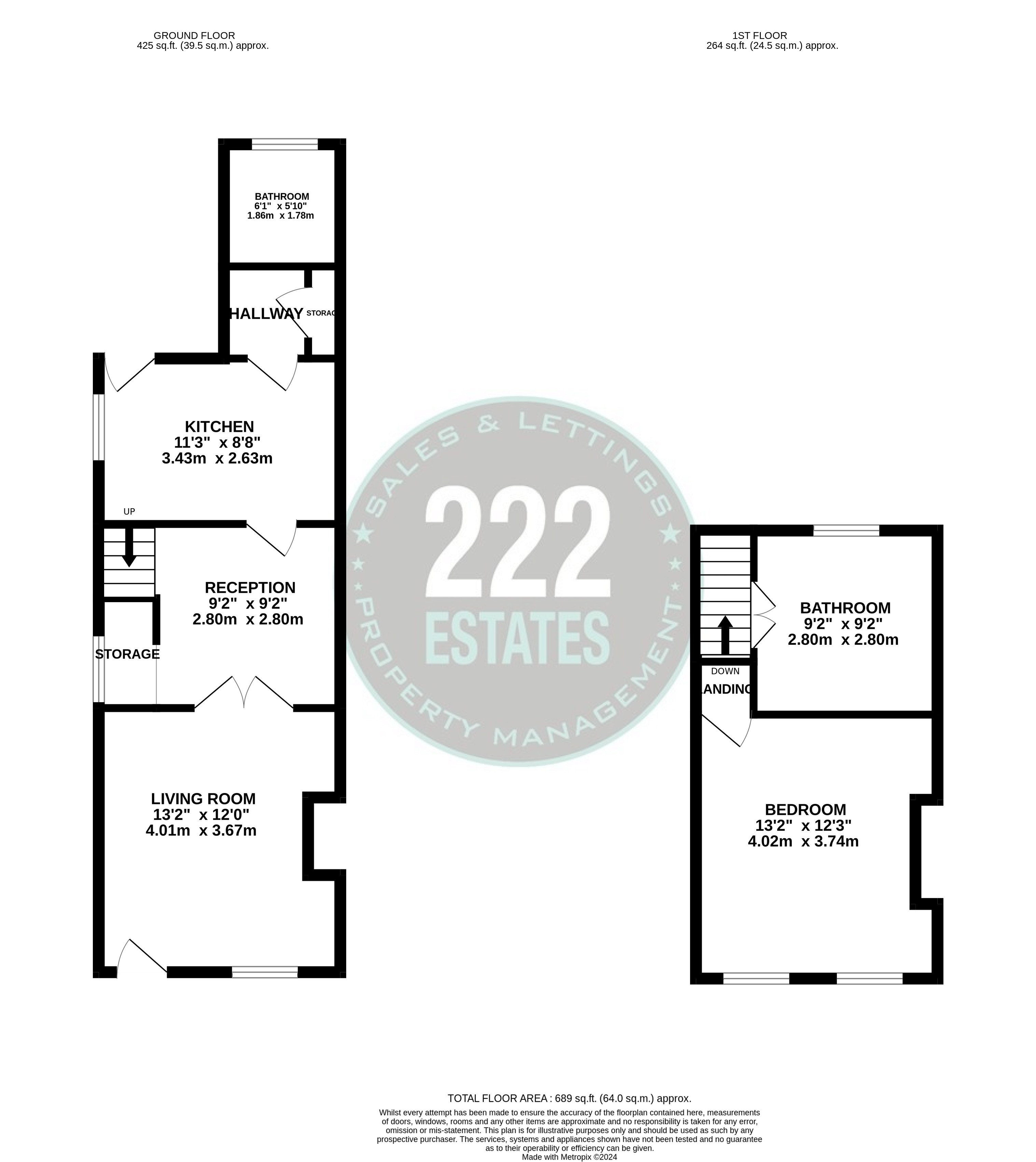 Floorplans For Dickenson Street Warrington WA2 7EZ