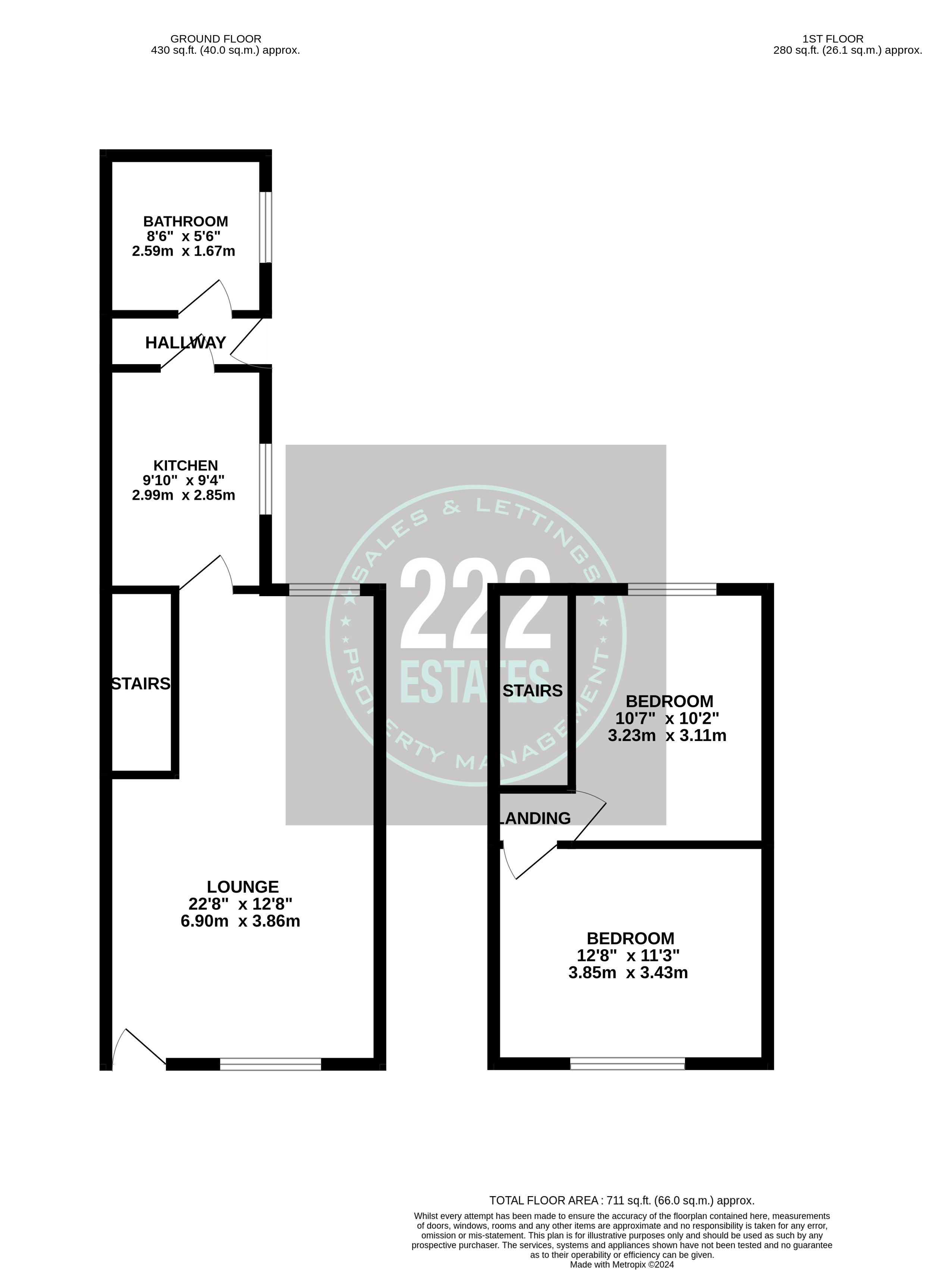 Floorplans For Fox Street Cheshire WA5 1NZ