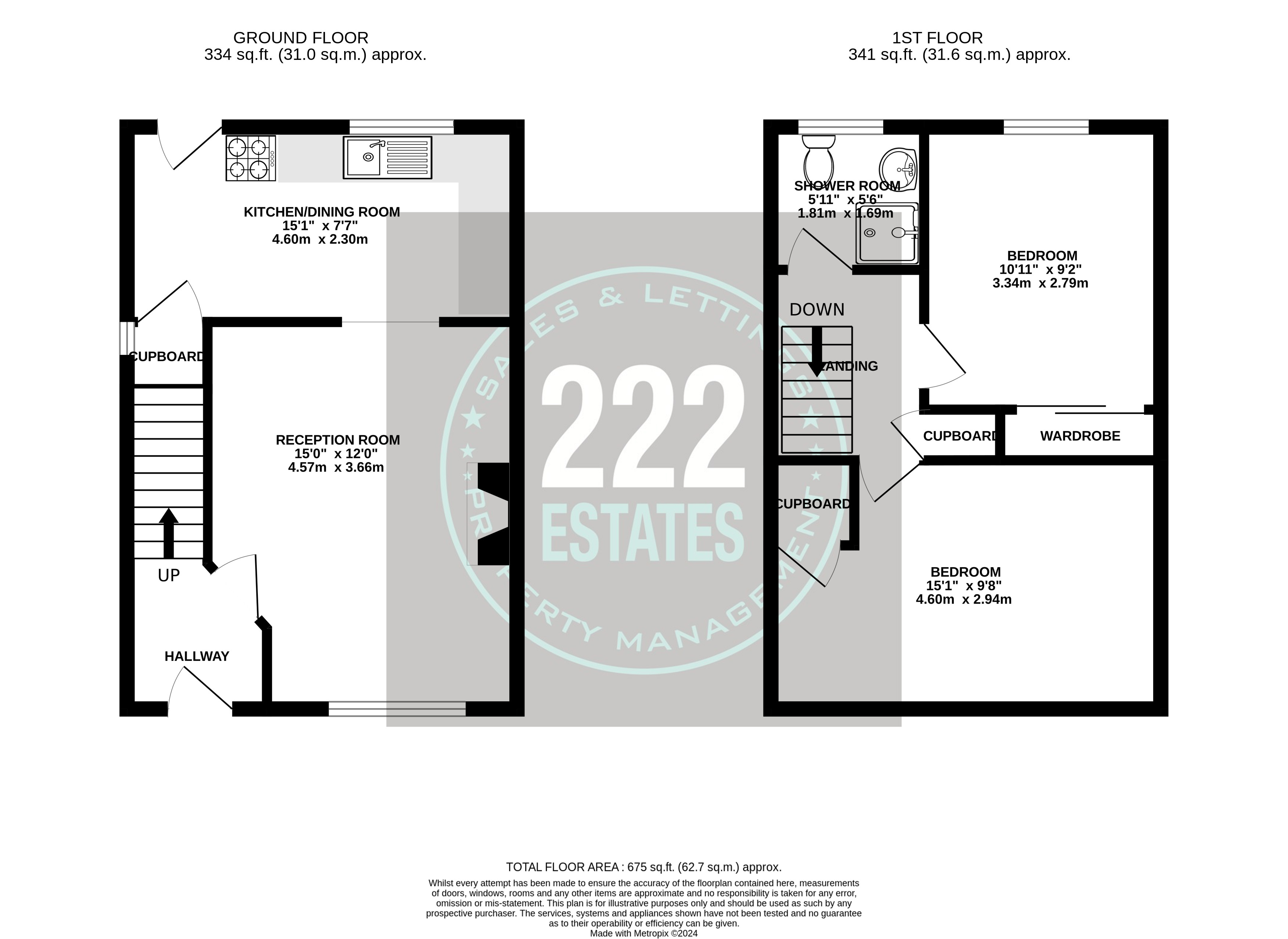 Floorplans For Petworth Avenue Warrington WA2 9JG