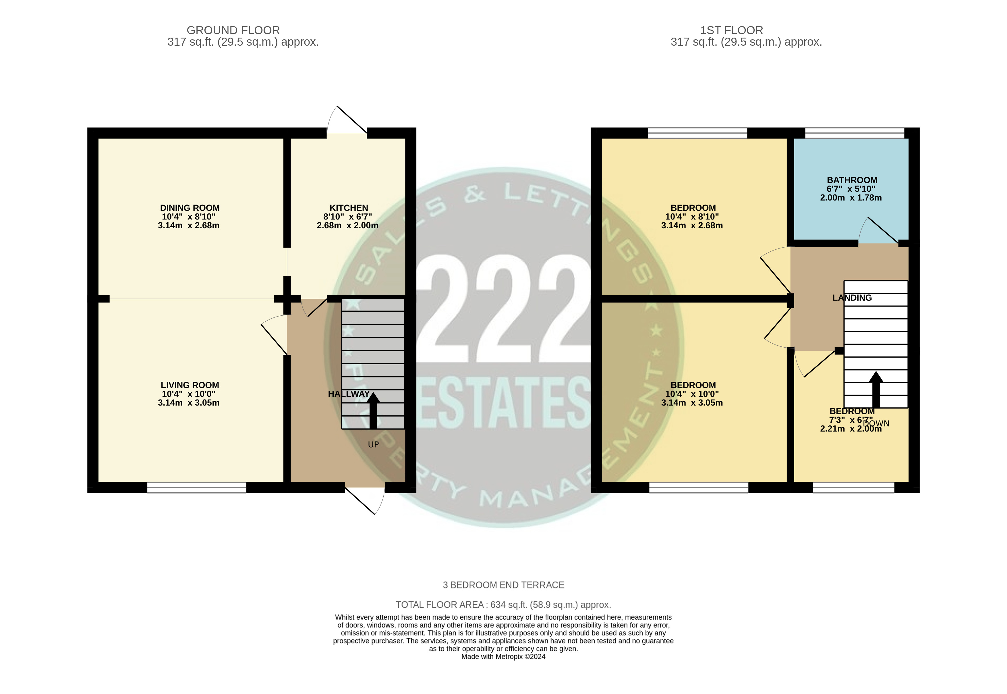 Floorplans For Greenwood Crescent Warrington WA2 0DZ