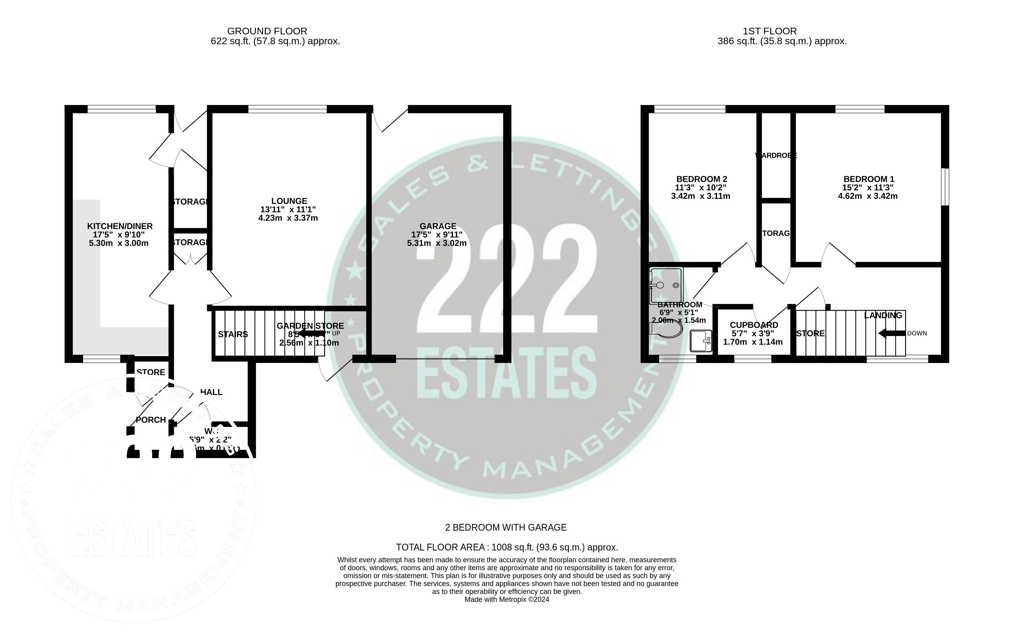 Floorplans For Watkin Street Orford Warrington 