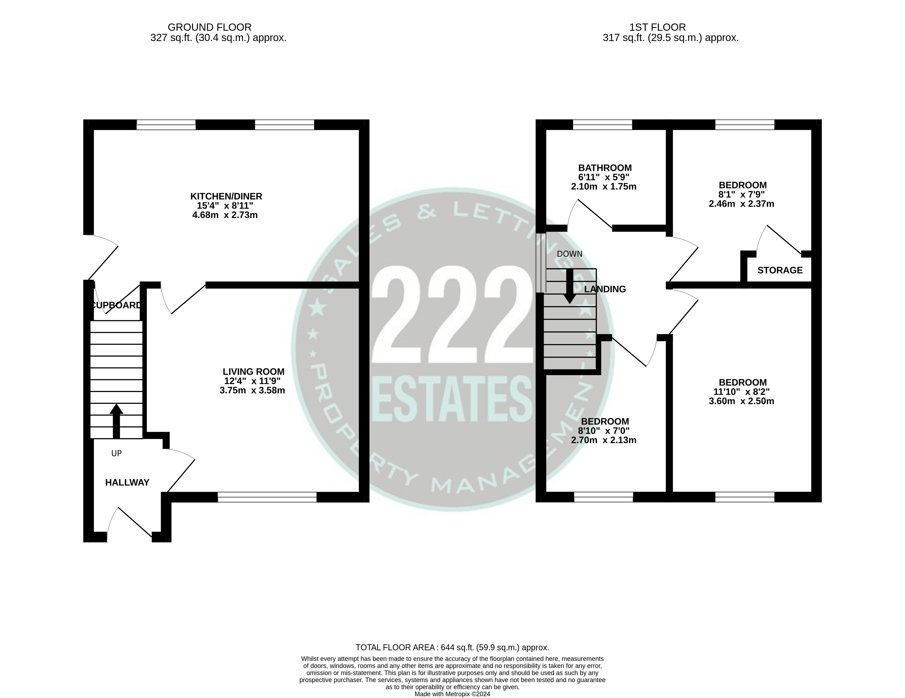 Floorplans For Delery Drive Padgate Warrington